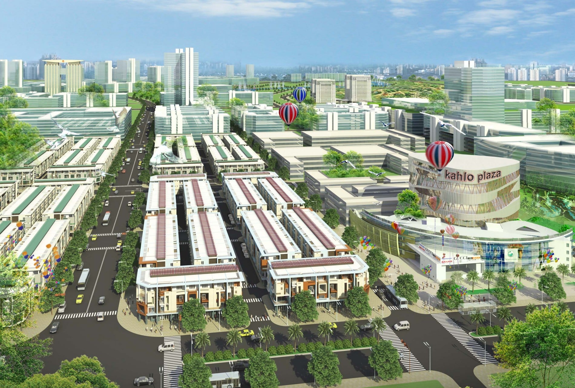 Phối cảnh dự án đất nền khu dân cư Nam Tân Uyên Bình Dương