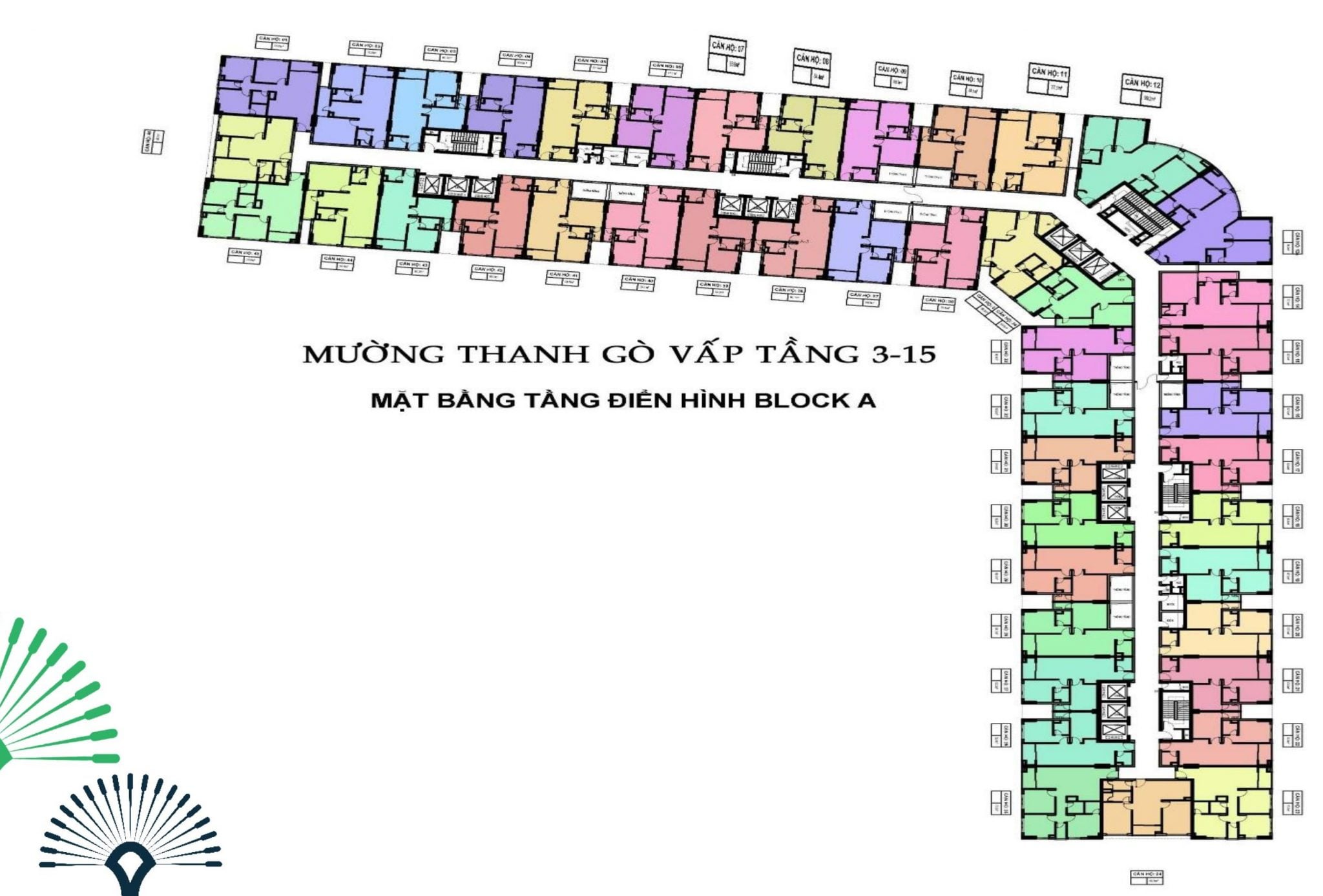 MẶT BẰNG TỔNG THỂ DỰ ÁN MƯỜNG THANH GÒ VẤP