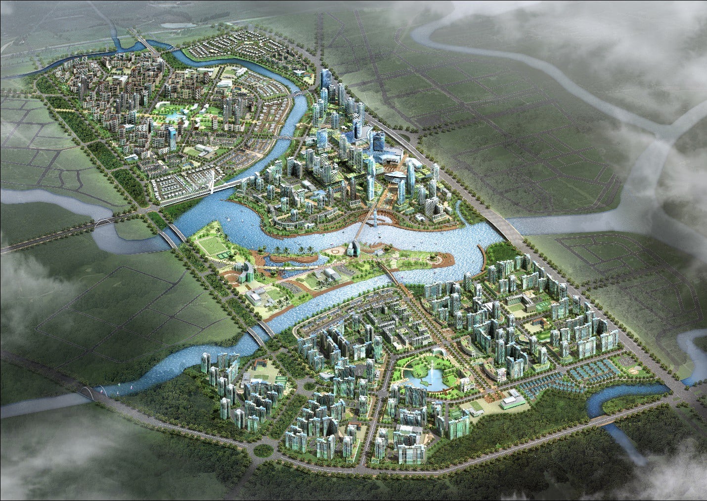 Phối cảnh mặt bằng dự án