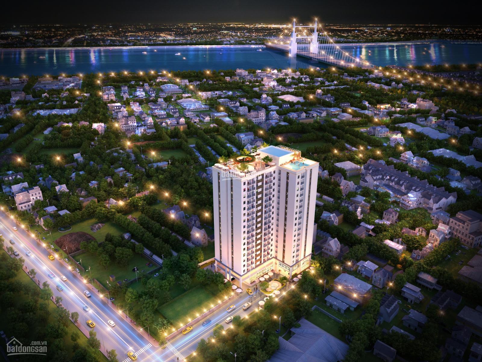 Phối cảnh toàn cảnh chung cư STplus Riverview Thuận An