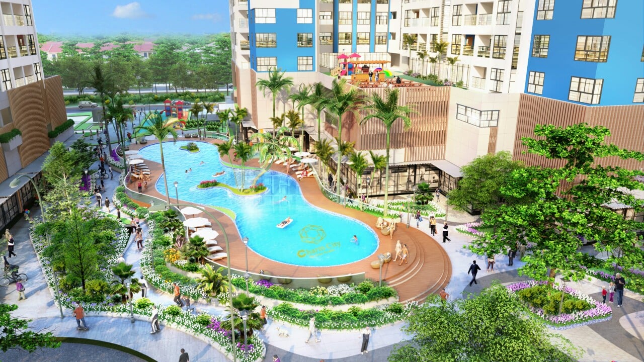 Tiện ích đẳng cấp, hiện đại tại nội khu căn hộ Charm Dĩ An