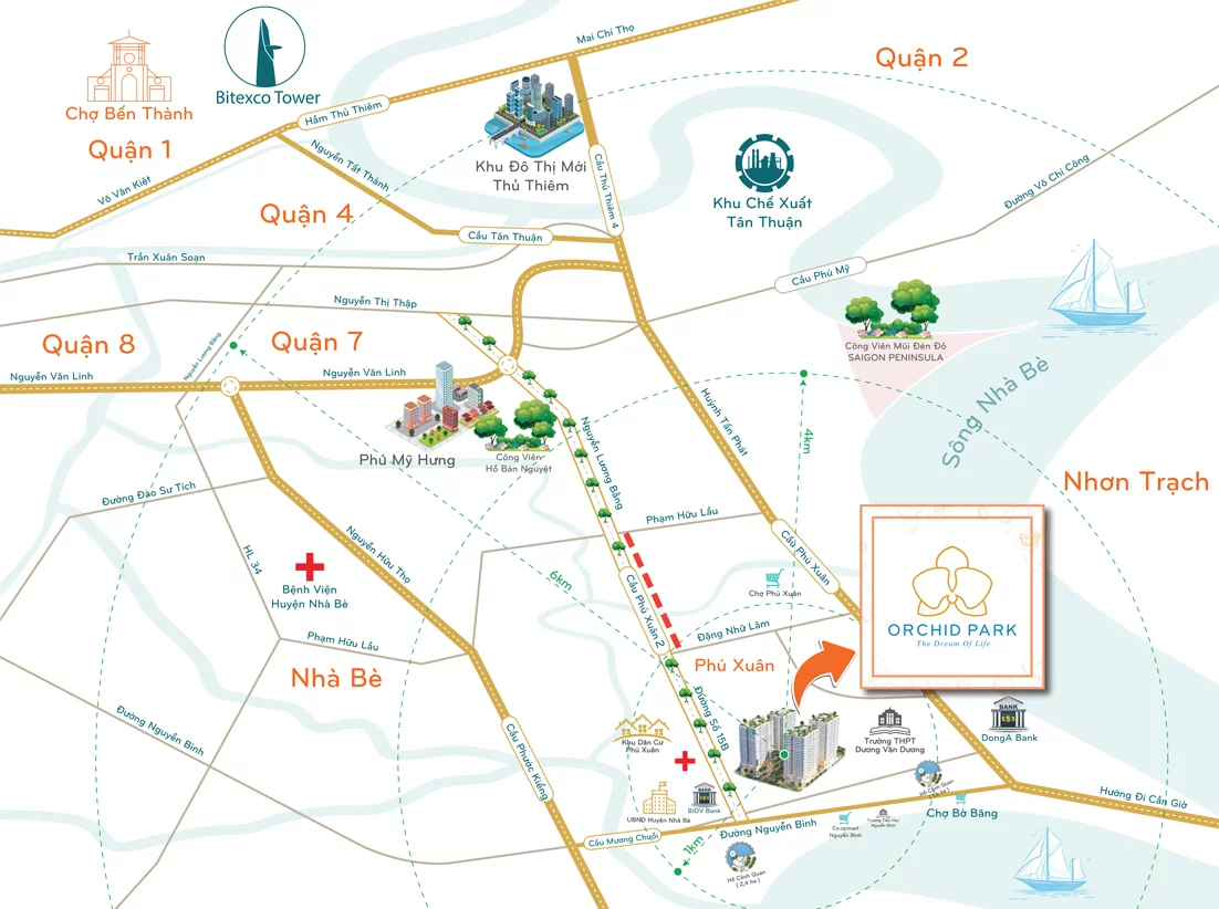 Dự án căn hộ Orchid Park Nhà Bè - Mua bán chung cư Orchid Park giá tốt