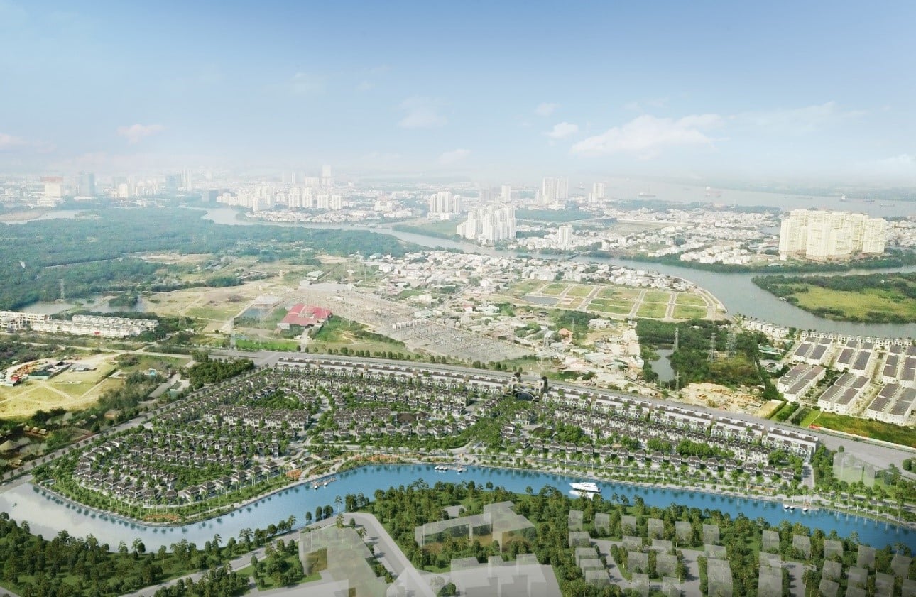 Phối cảnh dự án Zeit River County 1 huyện Nhà Bè